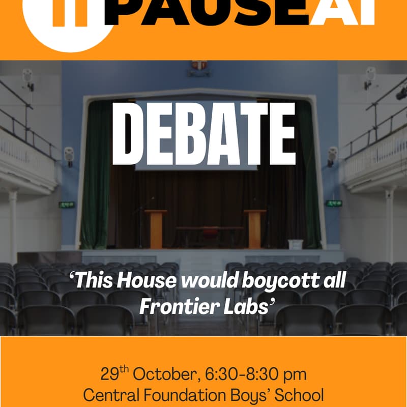 Cover Image for PauseAI Debate: 'This house would keep powerful AI Models closed source'