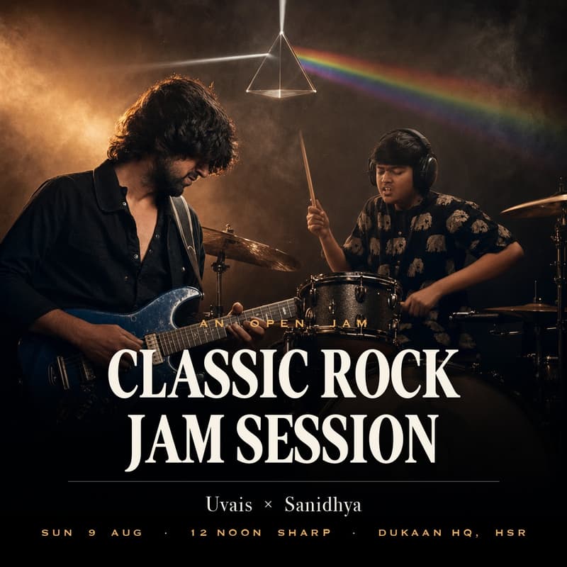 Cover Image for Classic Rock Jam — Uvais × Sanidhya