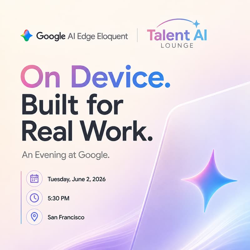 Cover Image for On Device. Built for Real Work. An Evening at Google.