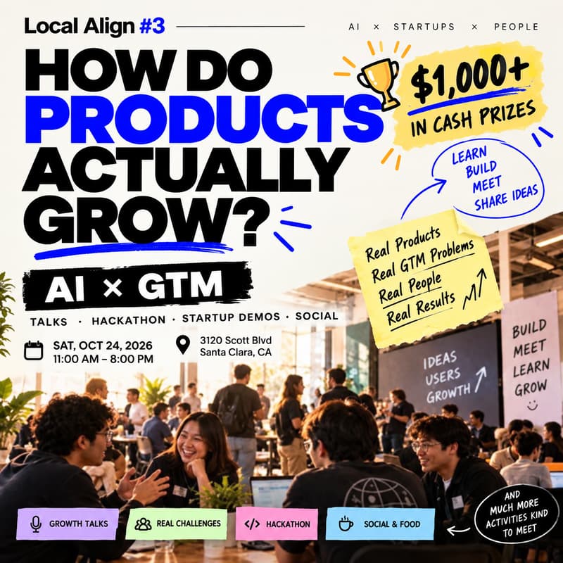 Cover Image for AI × GTM Day: Growth Hackathon, Talks & Social