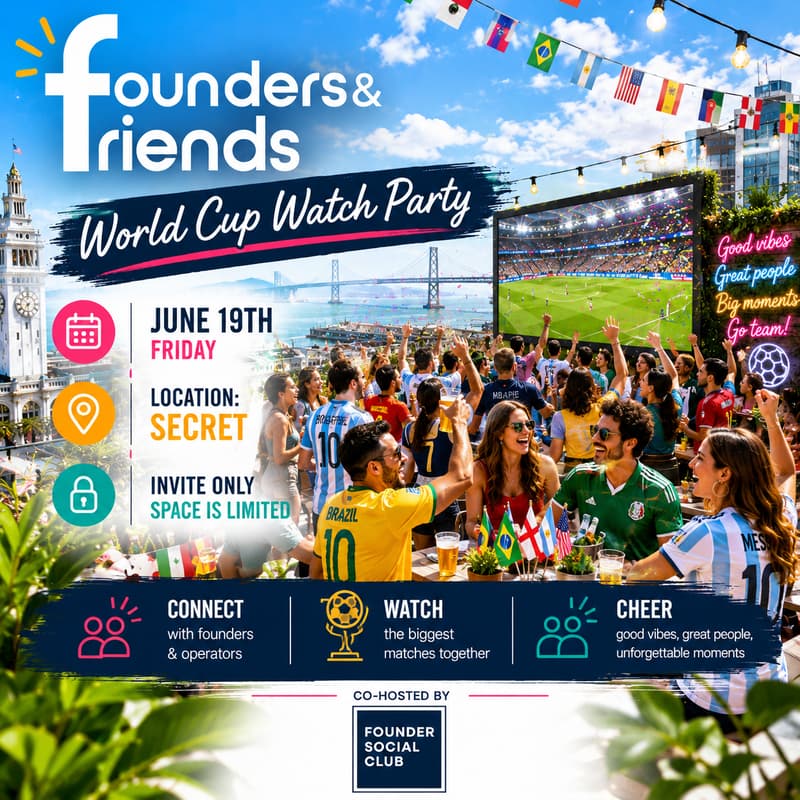 Cover Image for June Tech Rooftop Mixer + World Cup Watch Party