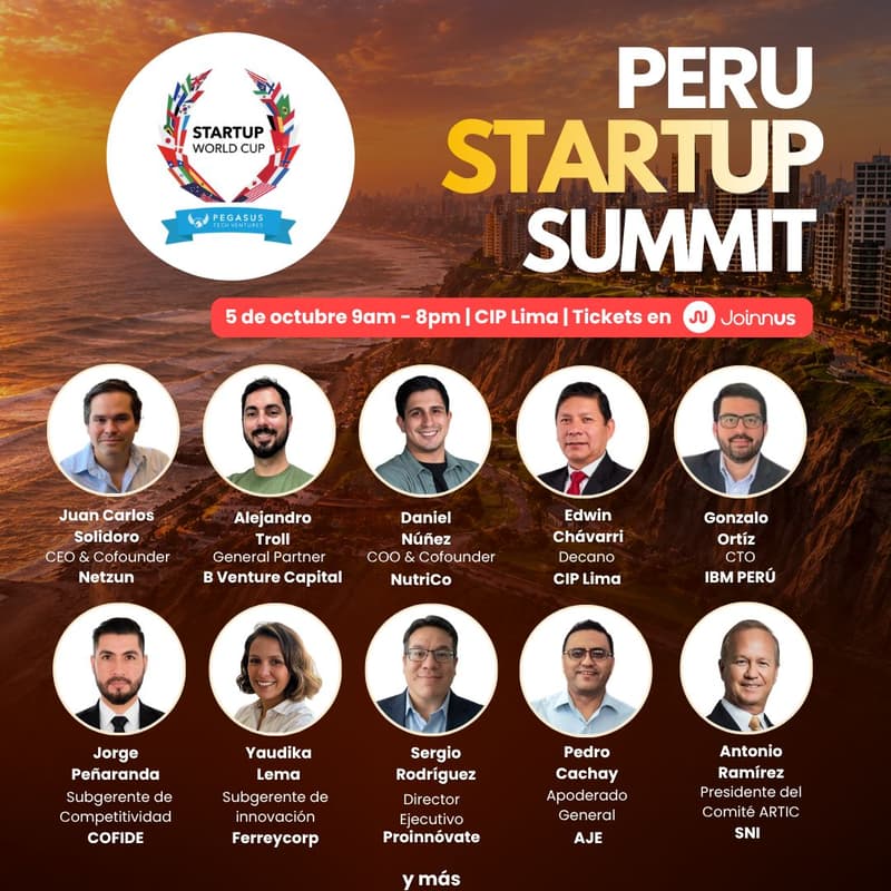 Cover Image for 🎟️ Peru Startup Summit 2026 | Becas miembros CIP Lima