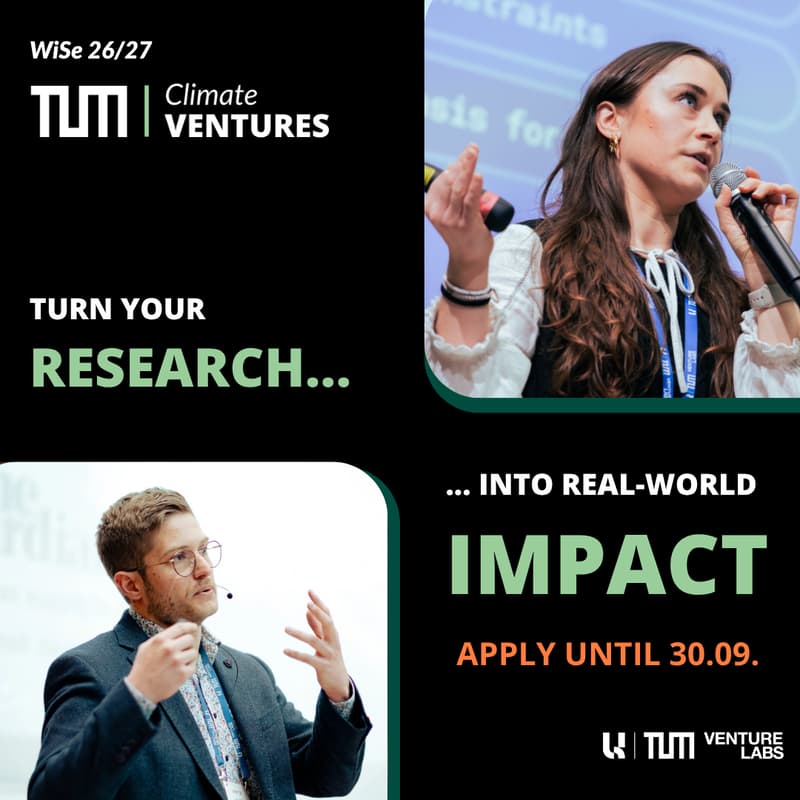 Cover Image for TUM Climate Ventures - Informational Webinar