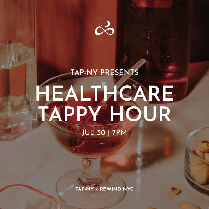 Cover Image for July Healthcare TAPpy Hour at Rewind NYC