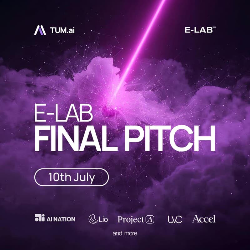 Cover Image for TUM.ai E-Lab Final Pitch