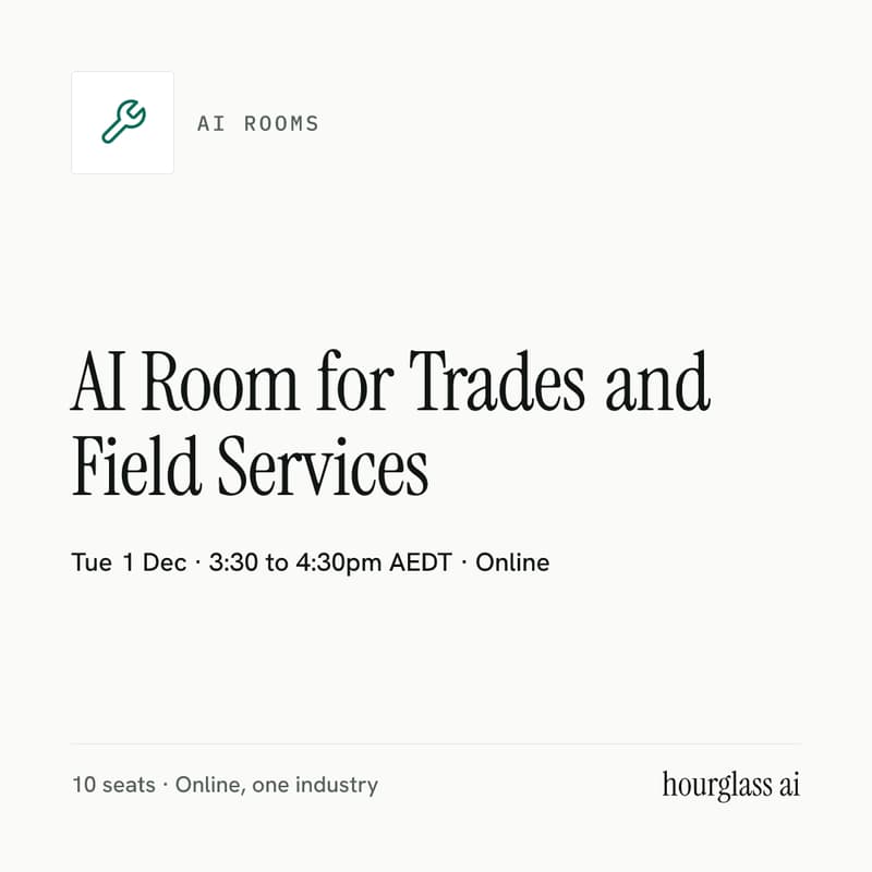 Cover Image for AI Room for Trades and Field Services