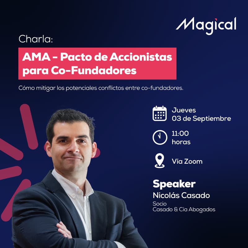 Cover Image for Magical Talk - Pacto de Accionsitas para Cofundadores