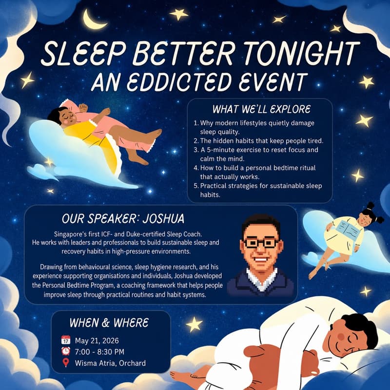 Cover Image for Sleep Better Tonight (An Eddicted Event)