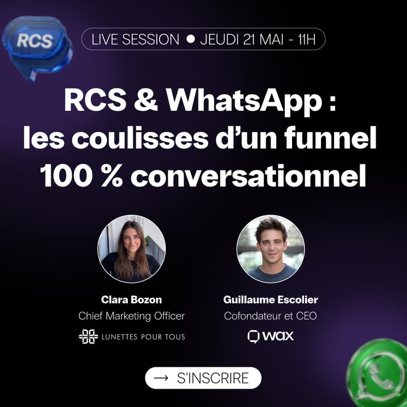 Cover Image for RCS & WhatsApp : les coulisses d'un funnel 100% conversationnel avec Lunettes Pour Tous