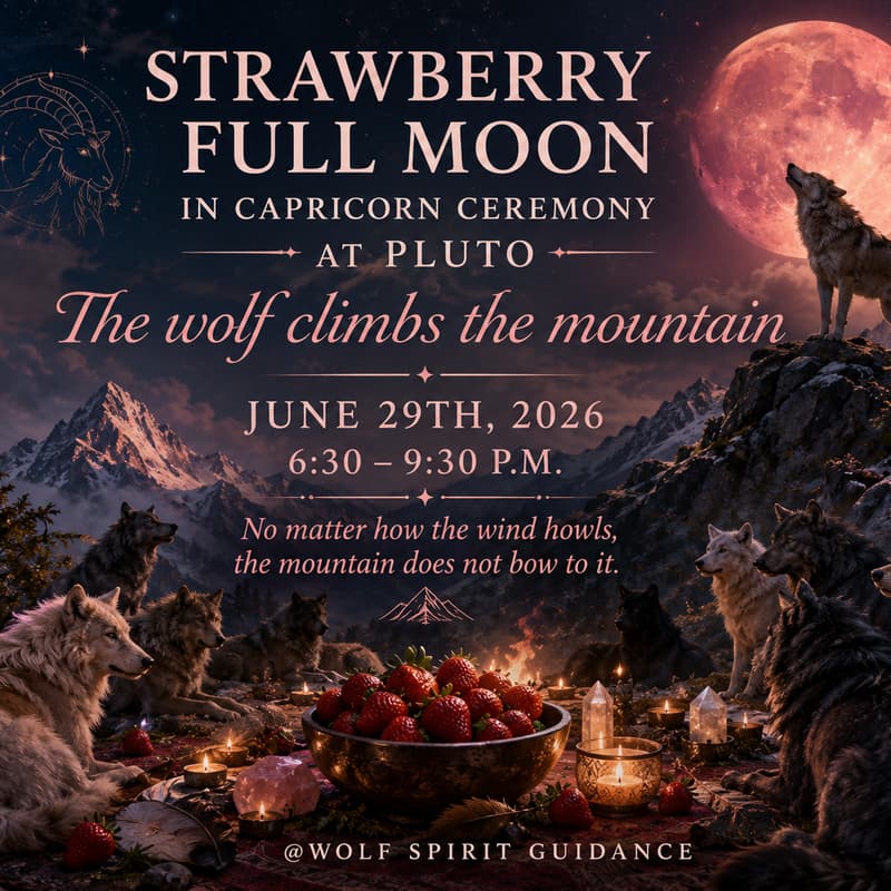 Cover Image for ๐บ๐๐ Strawberry Full Moon Ceremony @ Pluto