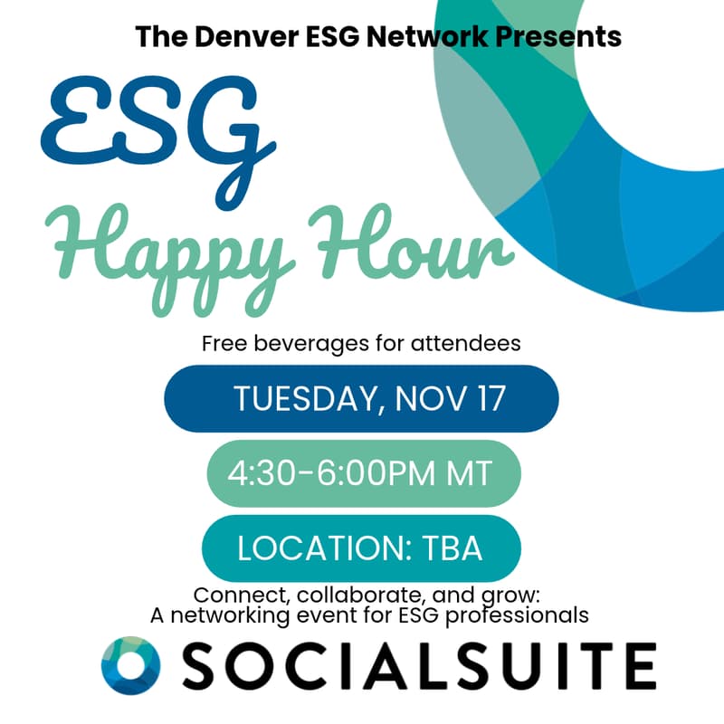 Cover Image for Q4 2026 Denver ESG Happy Hour