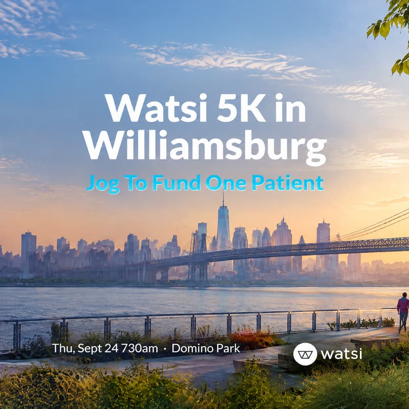 Cover Image for Watsi 5K in Williamsburg — Jog To Fund One Patient