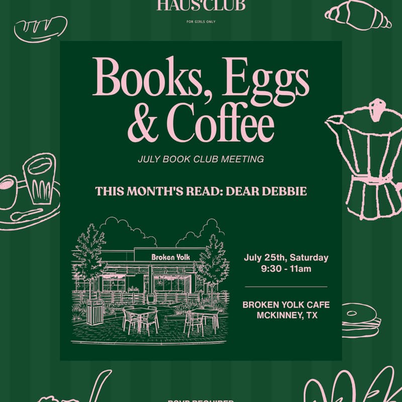 Cover Image for Books, Eggs & Coffee — July Book Club Meeting