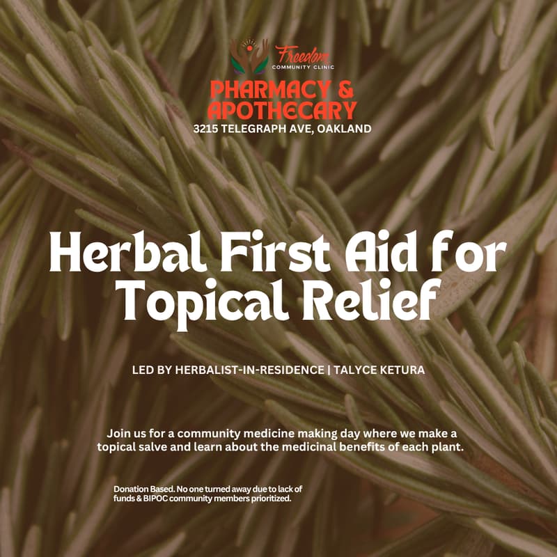 Cover Image for Herbal First Aid for Topical Relief