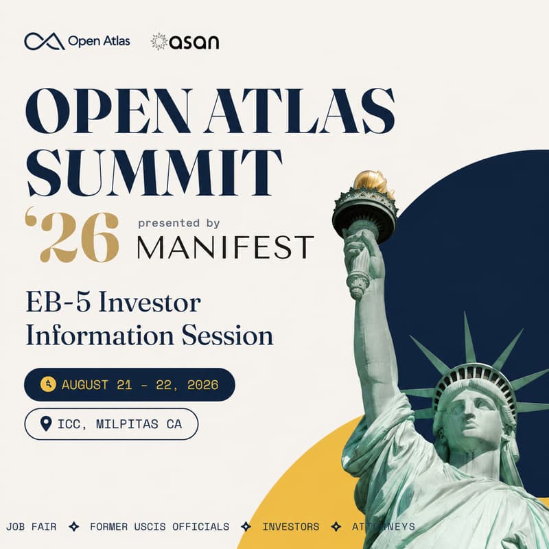 Cover Image for EB-5 Investor Session @ Open Atlas Summit, Presented by Manifest