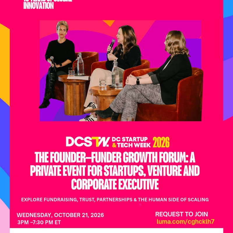 Cover Image for The Founder–Funder Growth Forum: A private event for Startups, Venture and Corporate Executives