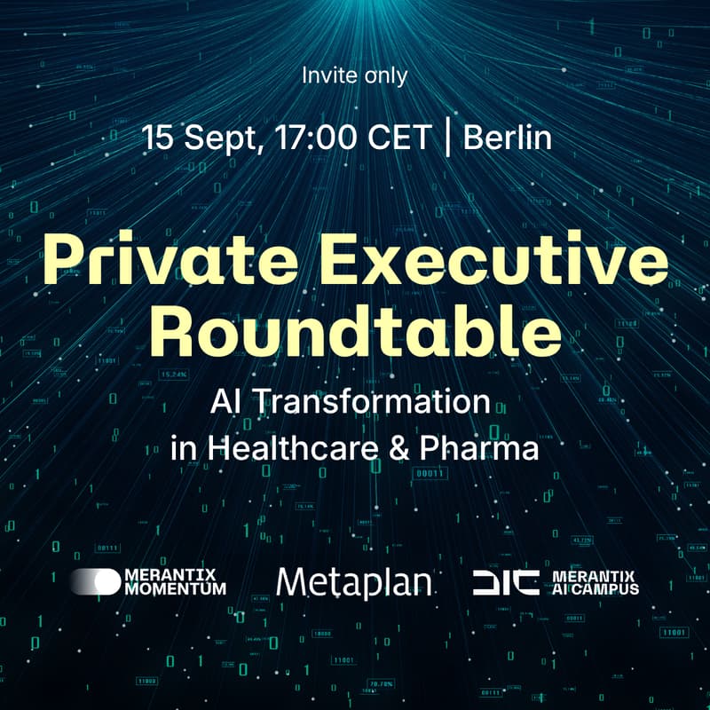 Cover Image for Private Executive Roundtable: AI Transformation in Healthcare & Pharma