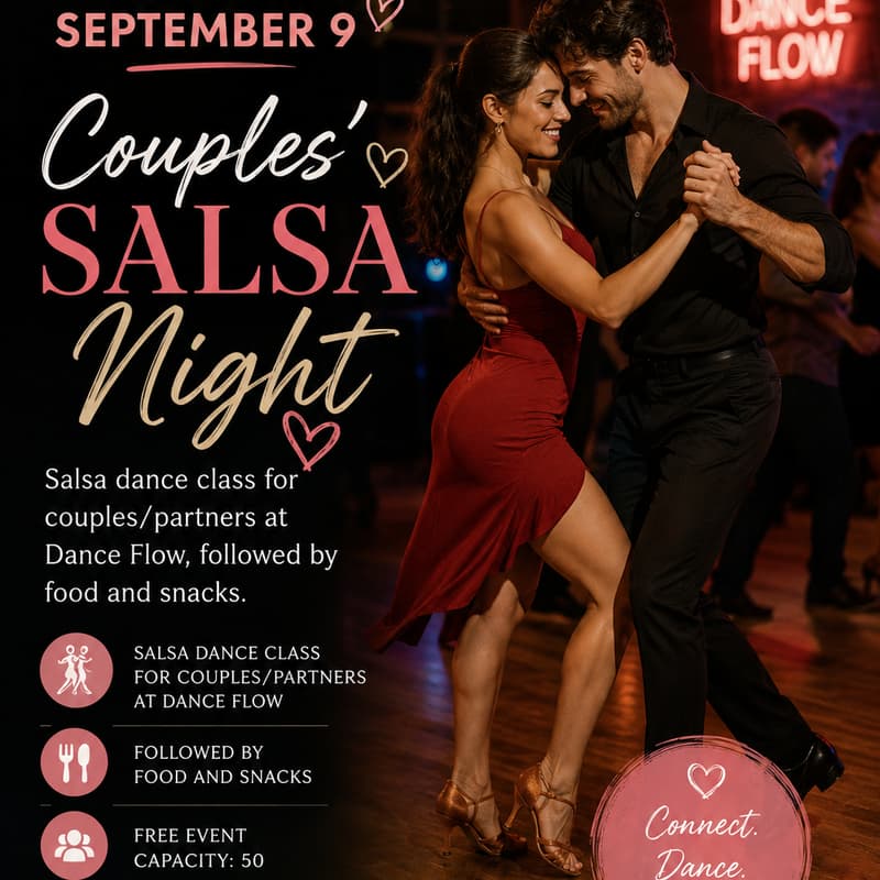 Cover Image for Couples' Salsa Night