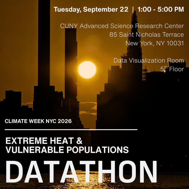 Cover Image for Extreme Heat and Vulnerable Populations Datathon