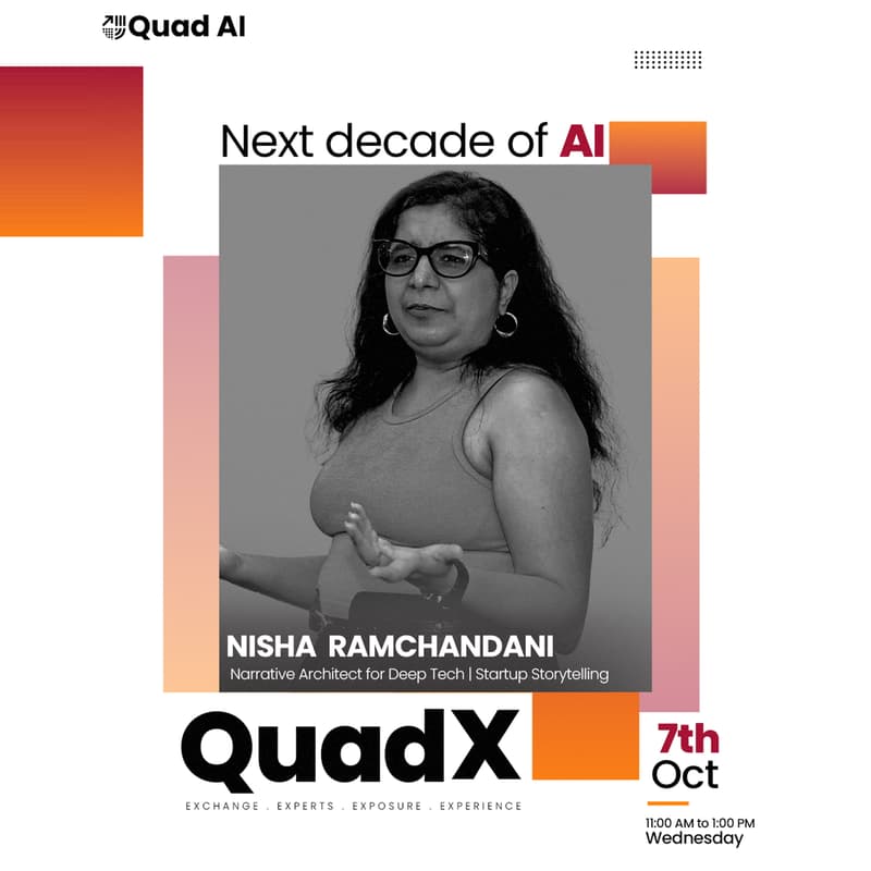 Cover Image for QuadX: The Next Decade of AI with Nisha Ramchandani