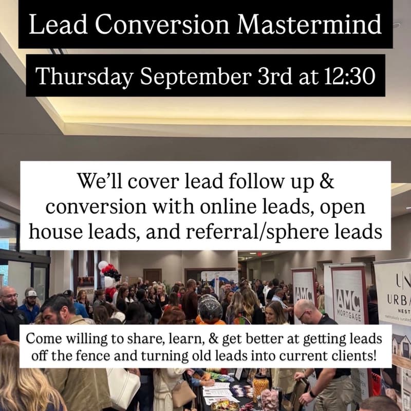 Cover Image for Lead Conversion Mastermind