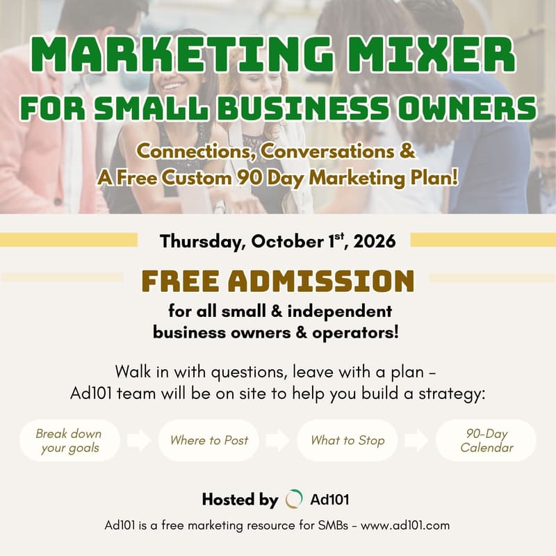 Cover Image for Marketing Mixer for Small & Independent Business Owners