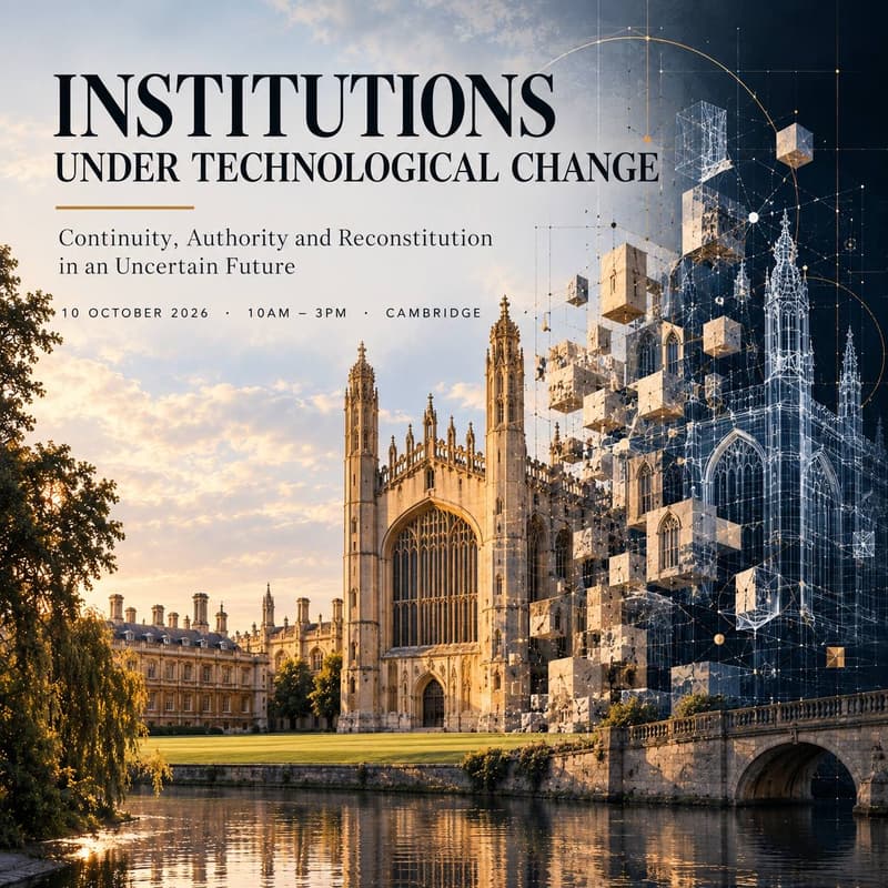 Cover Image for Cambridge Forum on Institutions Under Technological Change