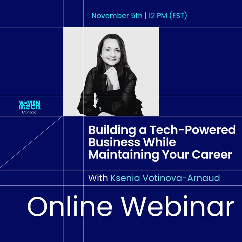 Cover Image for Online Webinar: Building a Tech-Powered Business While Maintaining Your Career