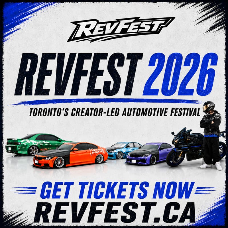 Cover Image for RevFest Toronto 2026 — Toronto's Newest & Largest Creator Led Car & Motorcycle Festival