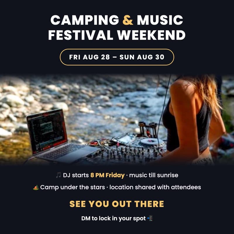 Cover Image for Camping & Music π²πποΈπ²