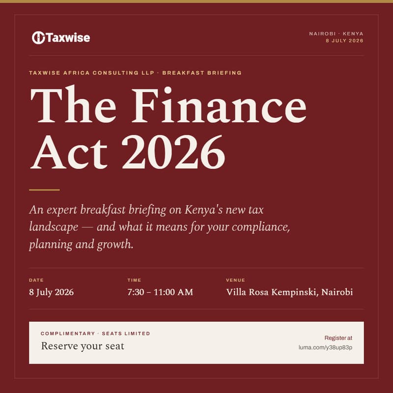 Cover Image for Breakfast Briefing | The Finance Act 2026