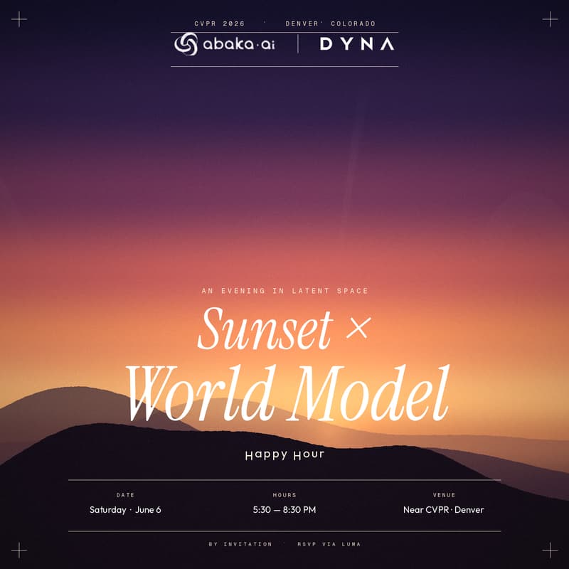 Cover Image for CVPR Latent Space: Sunset x World Models Happy Hour