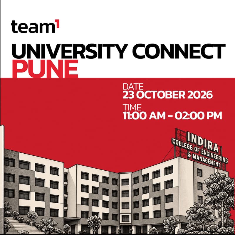 Cover Image for Team1 India University Workshop - Indira College of Engineering & Management, Pune