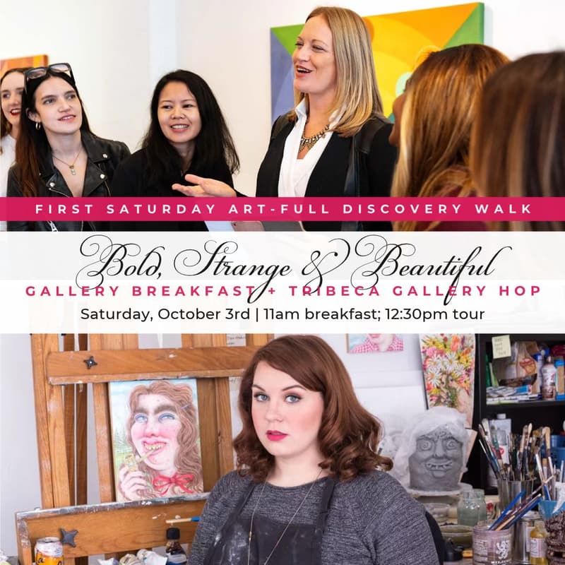 Cover Image for Bold, Strange & Beautiful: Gallery Breakfast + Tribeca Gallery Hop