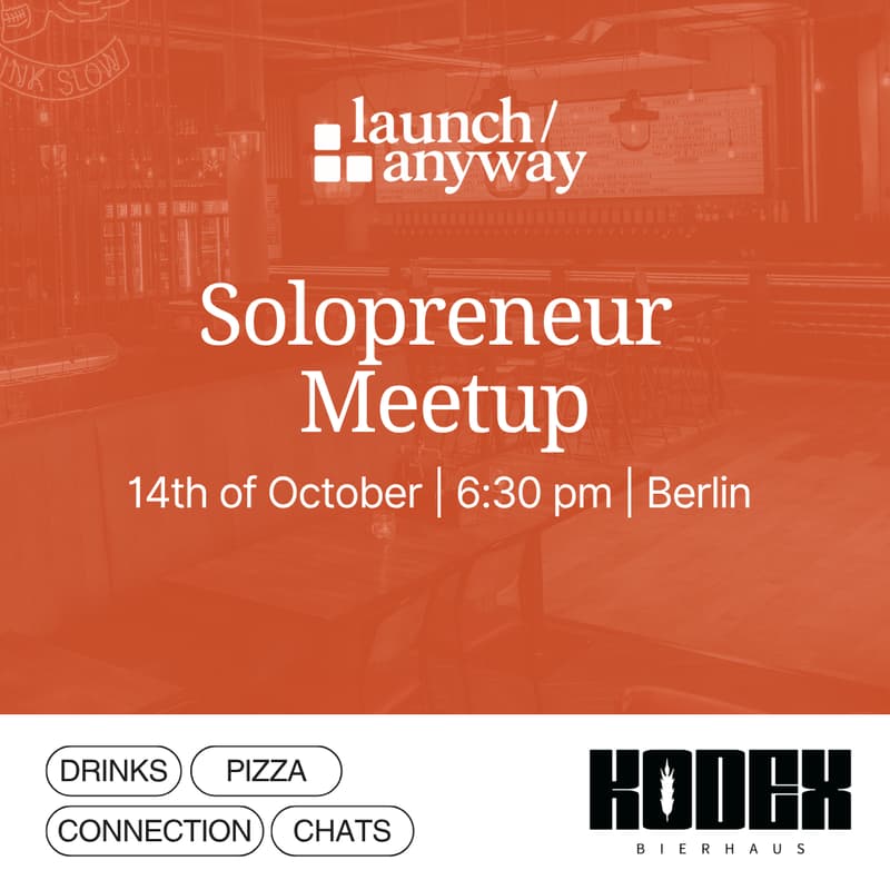 Cover Image for Solopreneur Meetup in Berlin