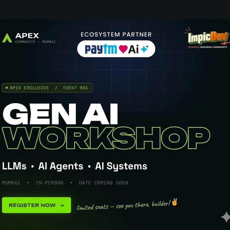 Cover Image for Gen Ai Workshop