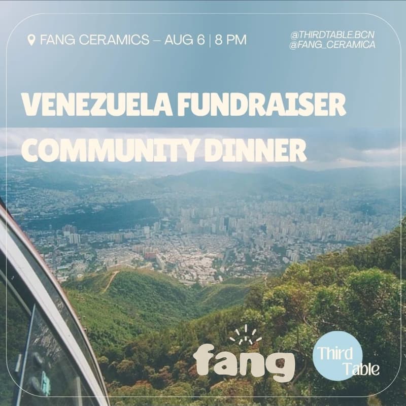 Cover Image for Community Dinner 🆅🅴🅽🅴🆉🆄🅴🅻🅰 🅵🆄🅽🅳🆁🅰🅸🆂🅴🆁