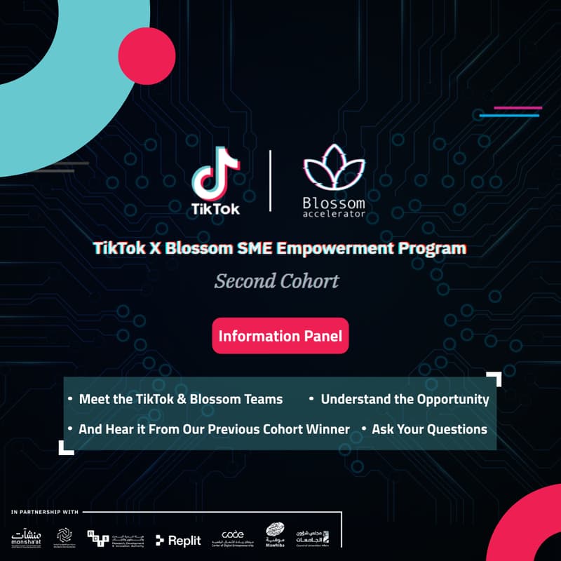 Cover Image for TikTok x Blossom SME Empowerment Program Information Panel