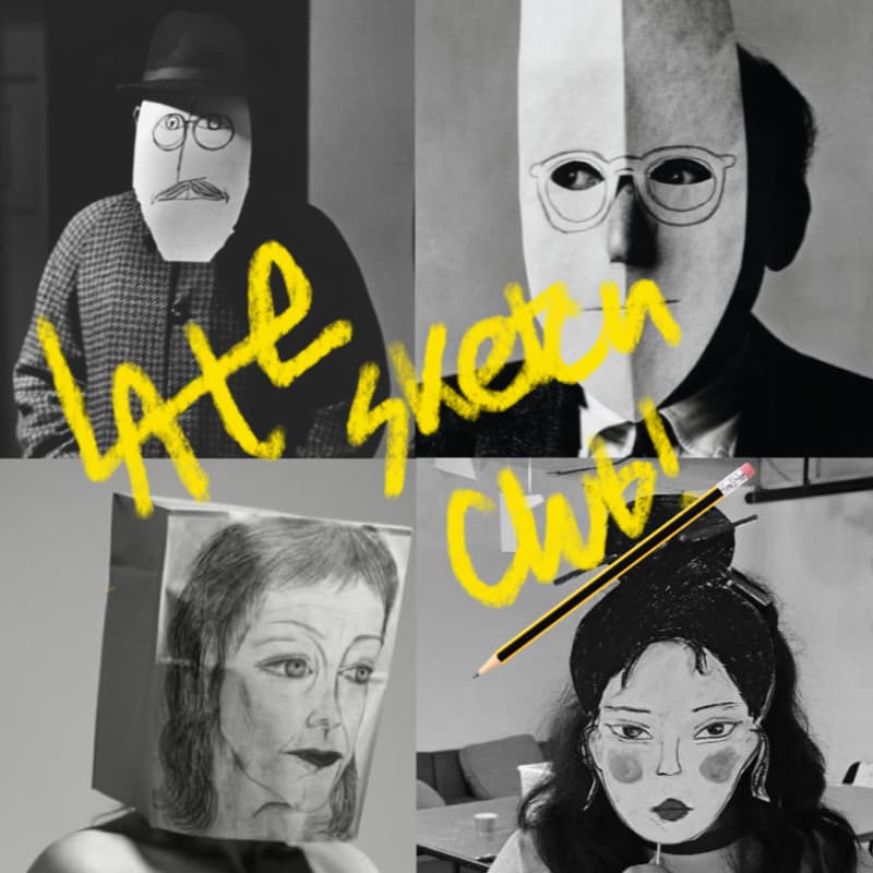 Cover Image for Late Sketch Club: Halloween-Sketching Masks