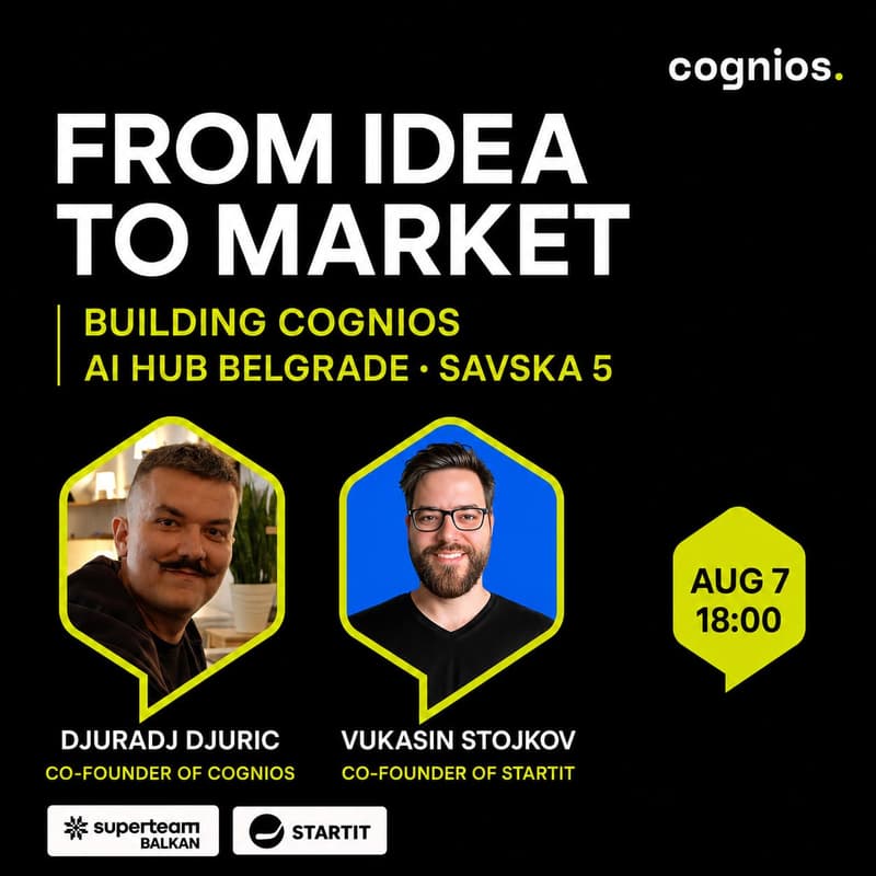 Cover Image for From idea to market: Building Cognios