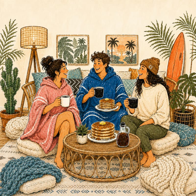 Cover Image for Salty Dogs Post-Plunge Social - Pancakes, Coffee & DJ Party