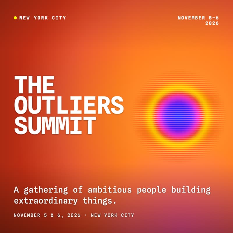 Cover Image for The Outliers Summit (Nov 5 & 6)