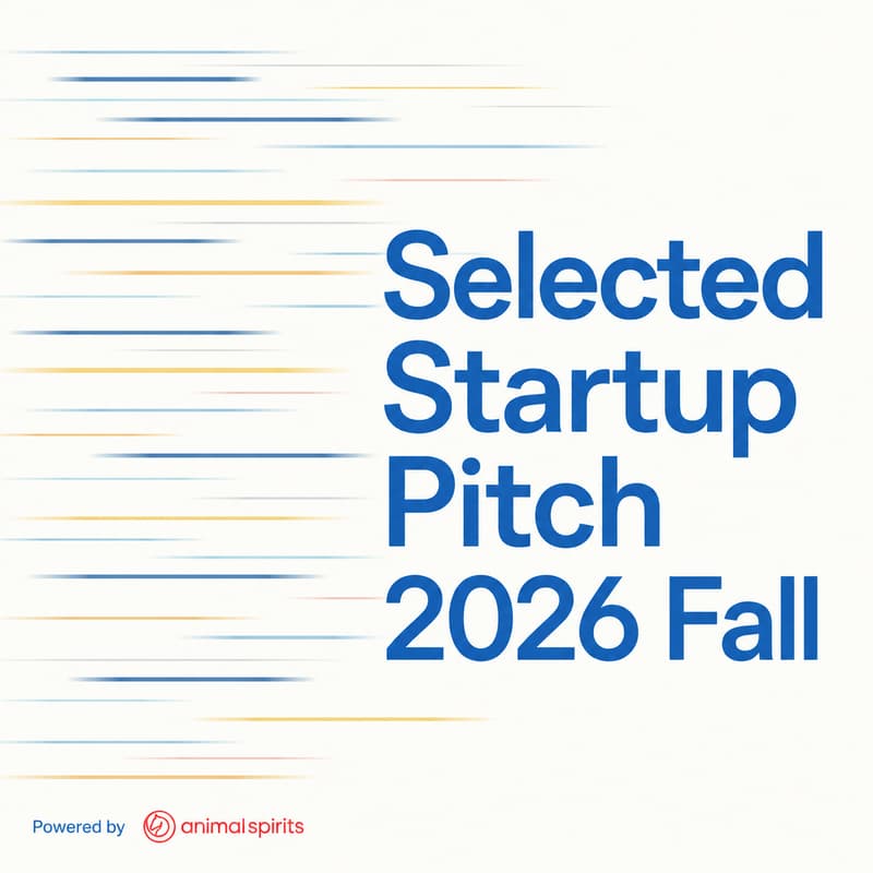 Cover Image for Selected Startup Pitch 2026 Fall