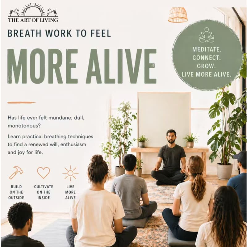 Cover Image for Intro to Mindfulness Meditation with The Art of Living