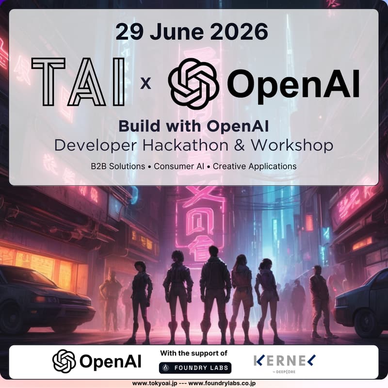 Cover Image for Build with OpenAI: Developer Hackathon & Workshop