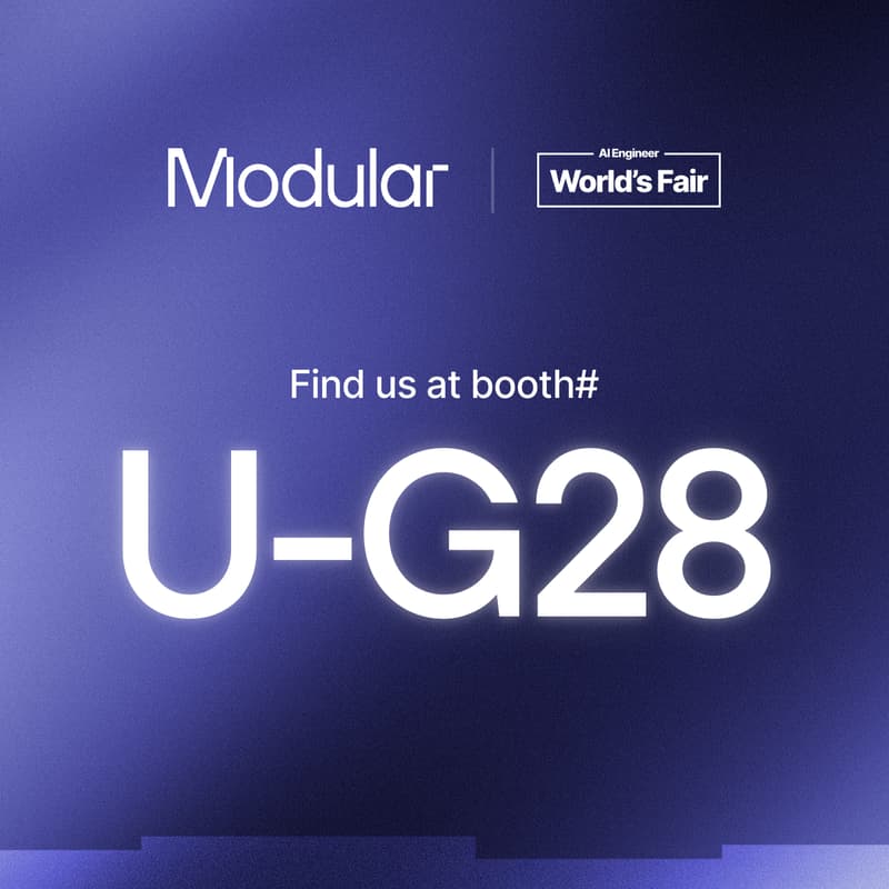 Cover Image for Modular @ AI Engineer World's Fair