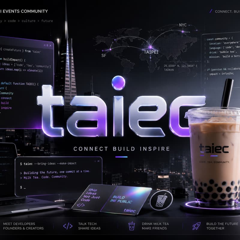 Cover Image for Boba Vibe Coding Meetup by TAIEC