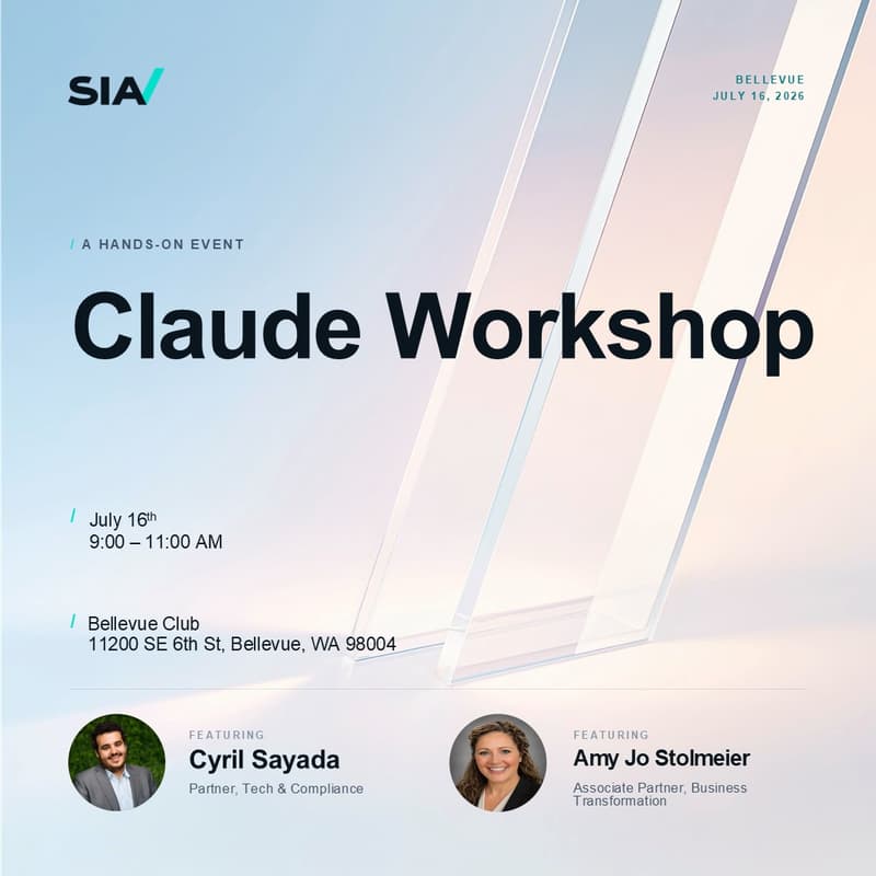 Cover Image for Sia hosted: Hands-on Claude Workshop (Morning Session)
