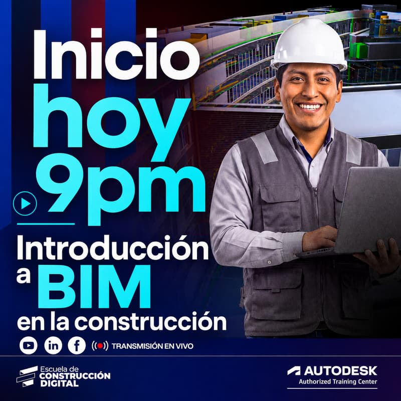 Foto de portada de Intro al uso de BIM en la construcción🚧