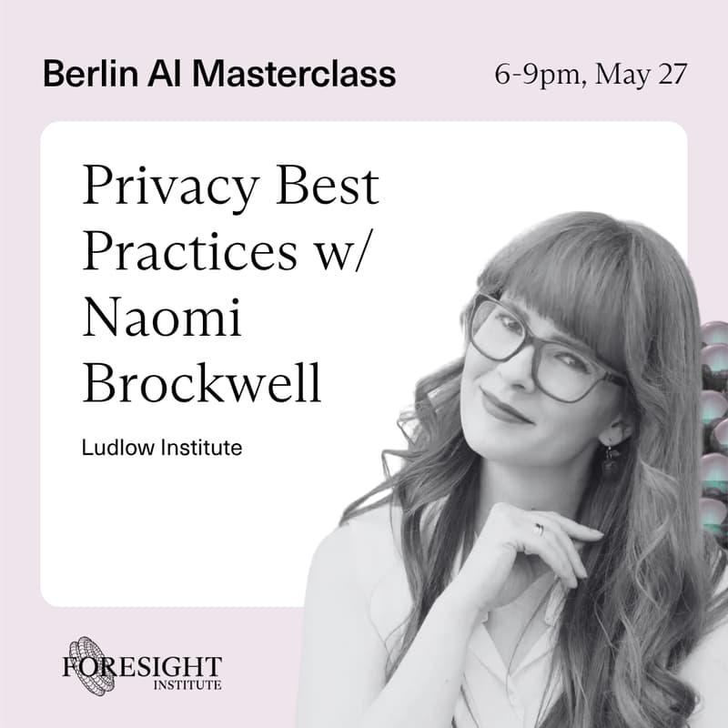 Cover Image for Privacy Best Practices with Naomi Brockwell